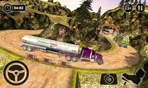 Oil Tanker Truck Driving Simulator: Hill Transport Screenshot 2