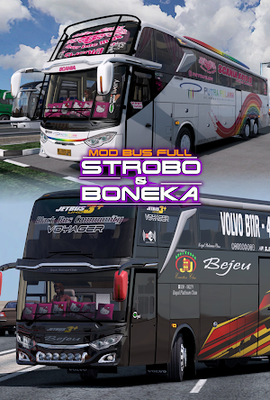 Full Strobe and Doll Bussid Mod Screenshot 0