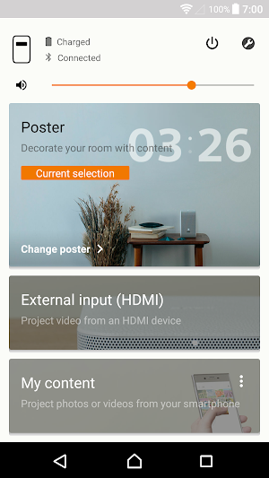 Portable Ultra Short Throw Projector Application Screenshot 2