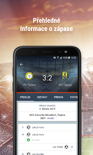 Liga živě Screenshot 2