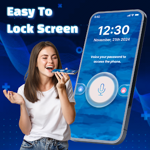 Amazic Lock: Voice Lock Screen Screenshot 0