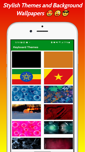 Amharic Keyboard 2022 - አማርኛ Screenshot 2