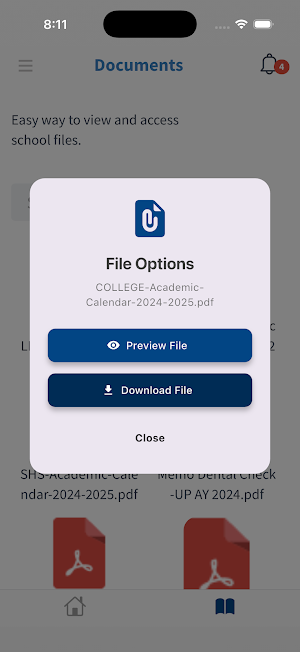 WCC Mobile Portal Screenshot 3