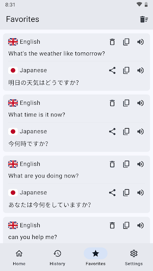 English Japanese Translator Screenshot 2