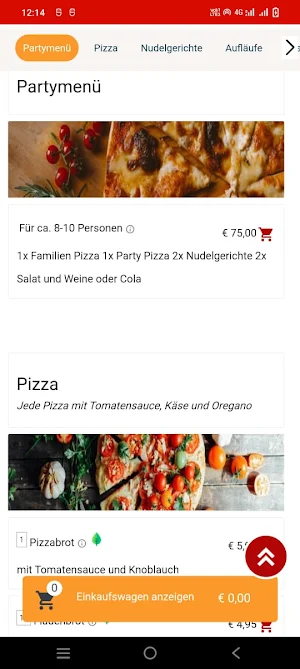 City Pizza Service Screenshot 2