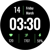 Minimal BOLD - Watch Face