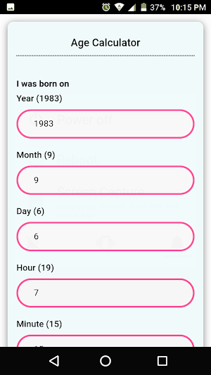 Age Calculator Screenshot 1
