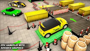 Grand Taxi Car Parking Games : Modern Car Driving Screenshot 3