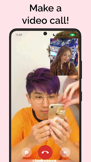 LankyBox Fake Video Call Chat Screenshot 2