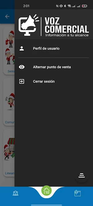 Voz Comercial App Screenshot 2