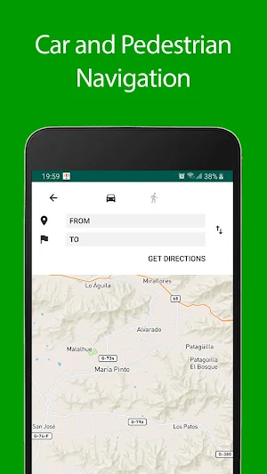 Santiago Offline Map and Travel Guide Screenshot 1