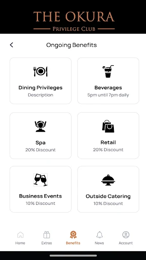 The Okura Privilege Club Screenshot 3