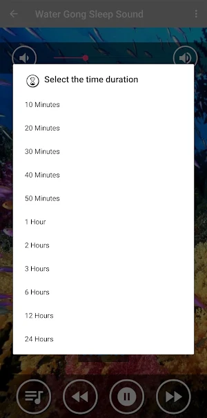 Water & Gong Sleep Sounds Screenshot 2