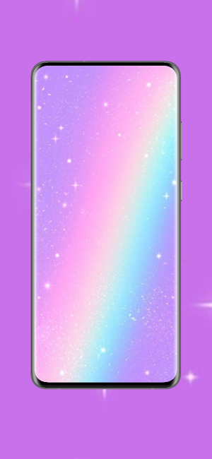 Purple kawaii wallpaper Screenshot 2
