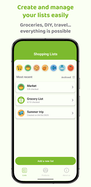 Listako: Grocery Shopping List Screenshot 1