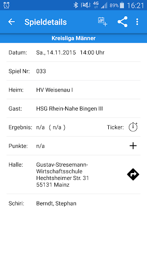 HV Mainz-Weisenau Screenshot 2