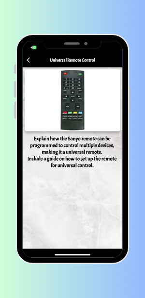 SANYO TV Remote Guide Screenshot 3