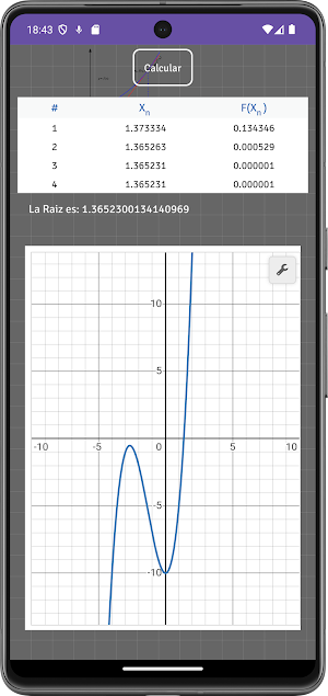 Numerical Methods: Calculator Screenshot 2
