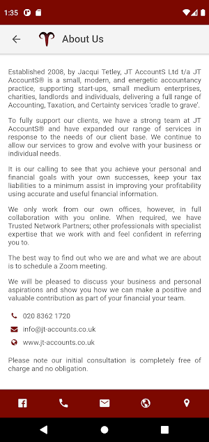 JT AccountS Screenshot 1