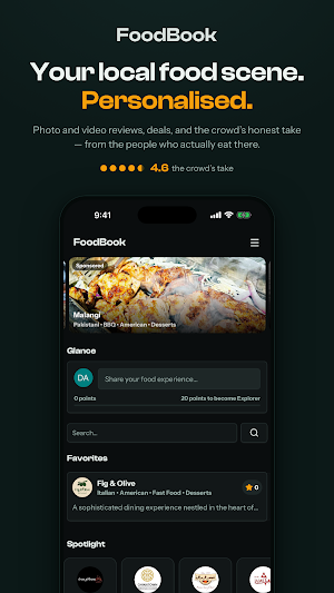 FoodBook: Reviews & More Screenshot 0