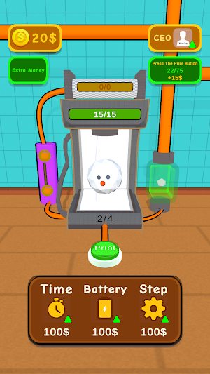 3D Print Tycoon Idle Factory Screenshot 1