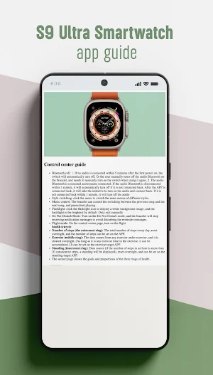 S9 Ultra Smartwatch app guide Screenshot 3