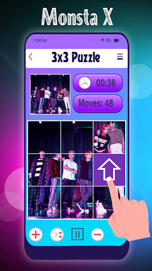 Sliding Puzzle Monsta X Screenshot 2
