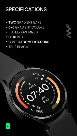 Awf Health - watch face Screenshot 1