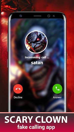 Scary pennywise video call Screenshot 1