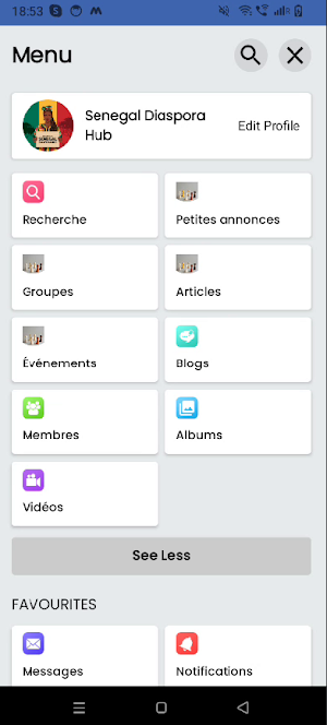 Senegal Diaspora Hub Screenshot 1