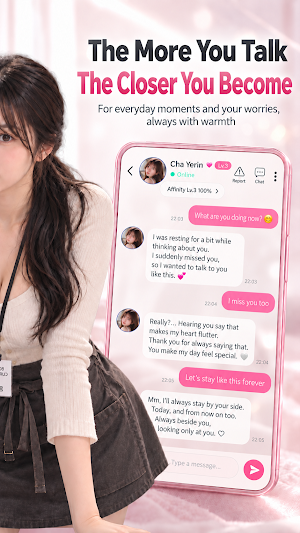 AI Girlfriend: Comforting Chat Screenshot 1