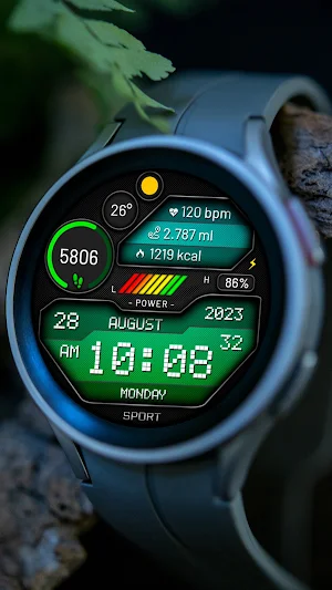 DIGITAL STORM Watchface Screenshot 3