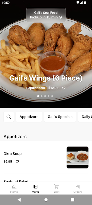 Gail's Soul Food Screenshot 1