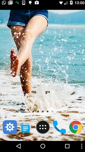 summer beach wallpaper Screenshot 1