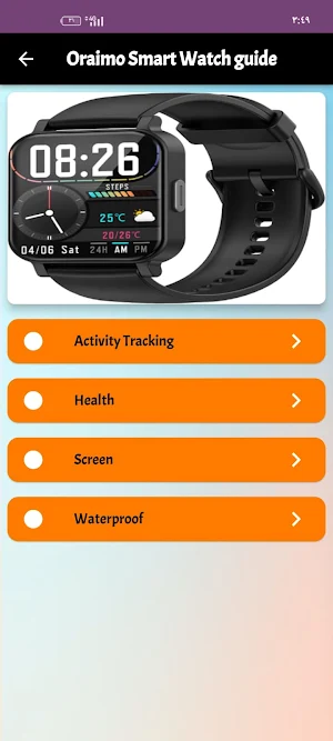 Oraimo Smart Watch Guide Screenshot 0