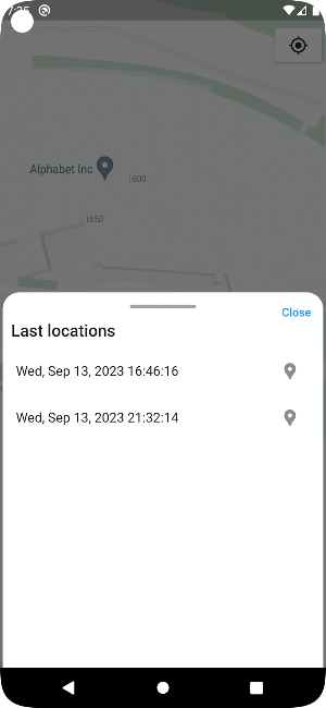 My Location Screenshot 1