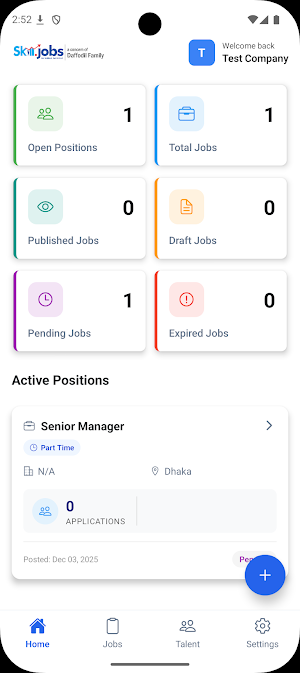 Skill Jobs Recruiter Screenshot 1