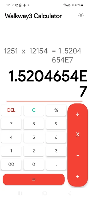 Walkway3 Calculator Screenshot 1