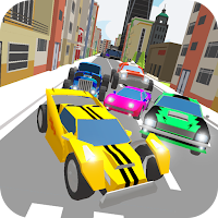 Blocky Highway Traffic Run on The Smashy Road 2021
