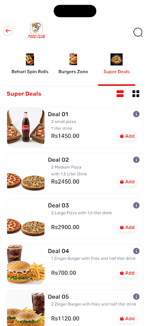 BS Food Club Screenshot 0