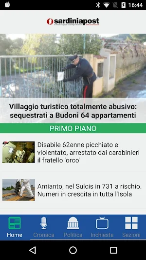 SardiniaPost Screenshot 1
