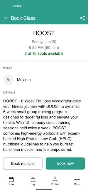 Futur Sport Science Screenshot 2