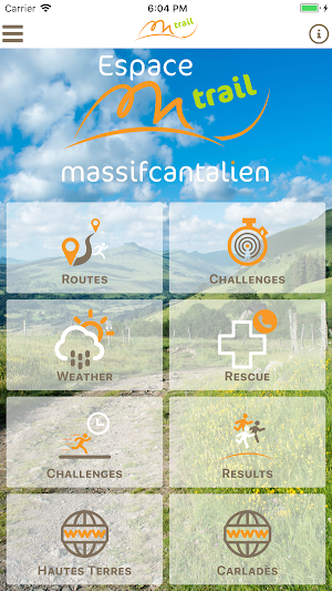 Massif Cantalien Espace Trail Screenshot 0