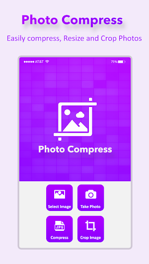 Photo Compress, Resize, Crop Screenshot 0