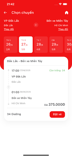 Nhà xe Thanh Trân Screenshot 1