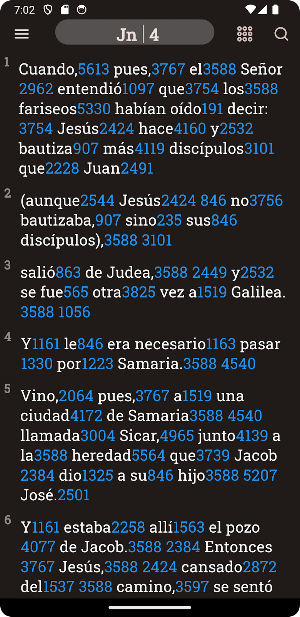 Concordancia Strong Biblia Screenshot 1