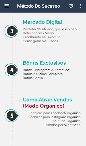 Ganhe Dinheiro Online - Método Do Sucesso Screenshot 1