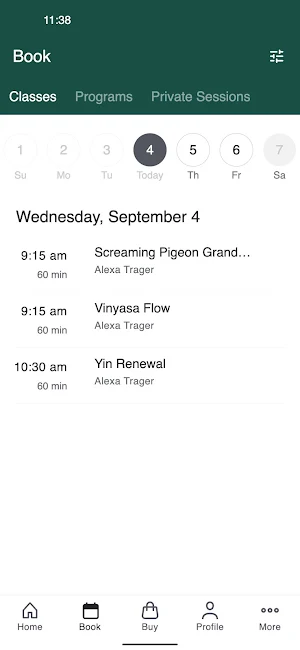 Screaming Pigeon Yoga Screenshot 1