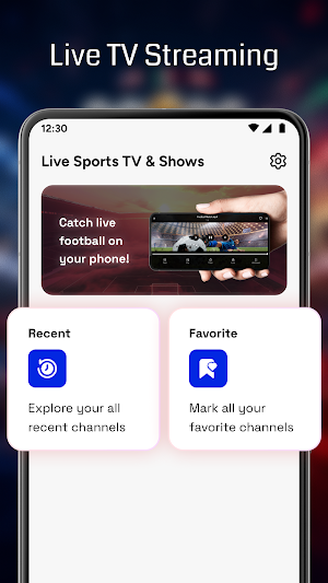 TV Player: Sports Live & Shows Screenshot 2