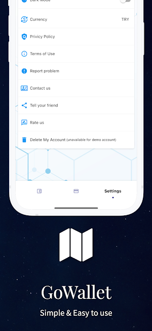 GoWallet - Track Your Earnings Screenshot 2